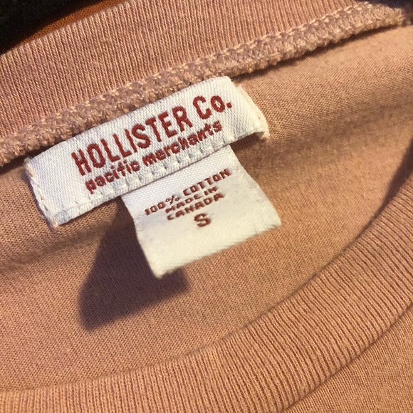 BEIGE BROWN COTTON TEE - Picture 2 of 2